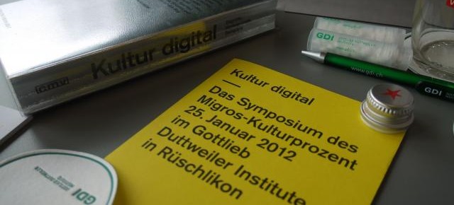 KULTUR DIGITAL - Workshop: "Kulturproduktionen mit dem iPad und iPhone" vom 25. Januar 2012 im GDI Gottlieb Duttweiler Institute